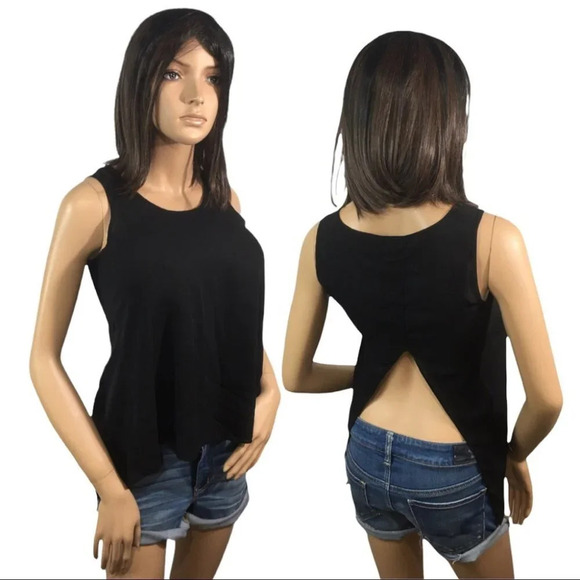 Express Tops - WS179 Express Trendy Open Back Career Blouse XS